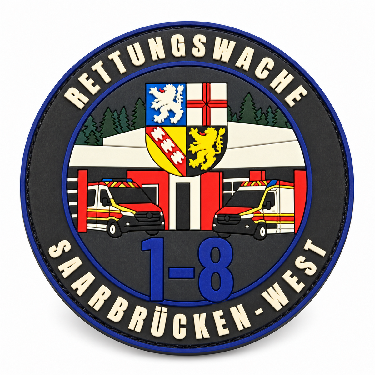 Rettungswache Saarbrücken Rubberpatch