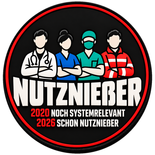 NUTZNIEßER PATCH -  RUBBER / PVC